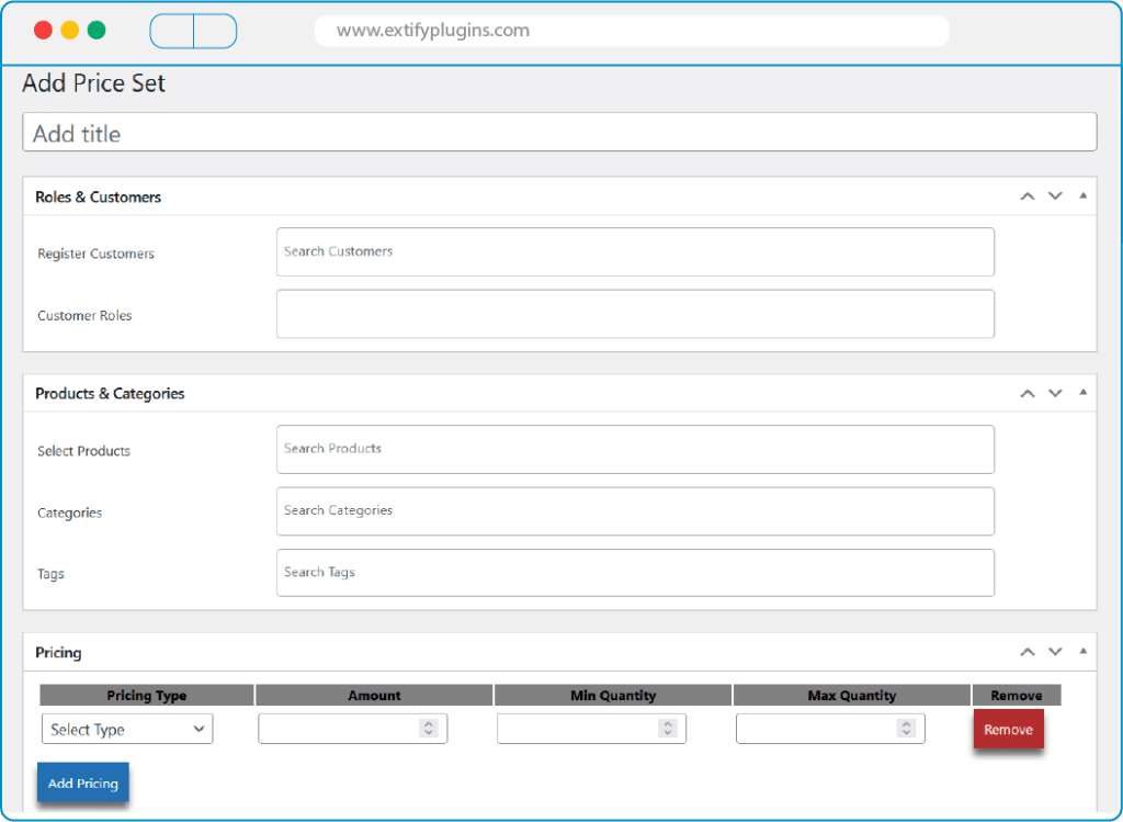 Adding a new rule to WooCommerce Role Based Pricing