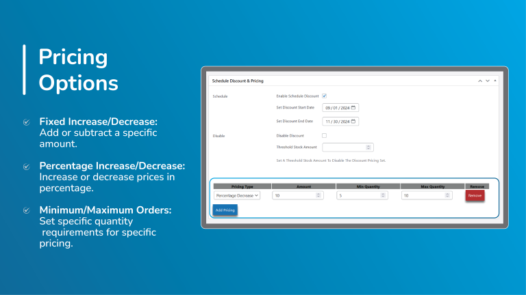 Pricing Options