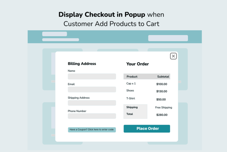 Quick Checkout Popup for WooCommerce