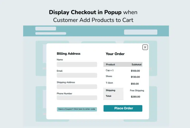 Quick Checkout Popup for WooCommerce