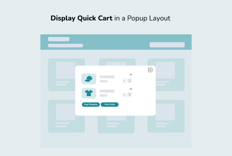 Display a Quick Cart for WooCommerce