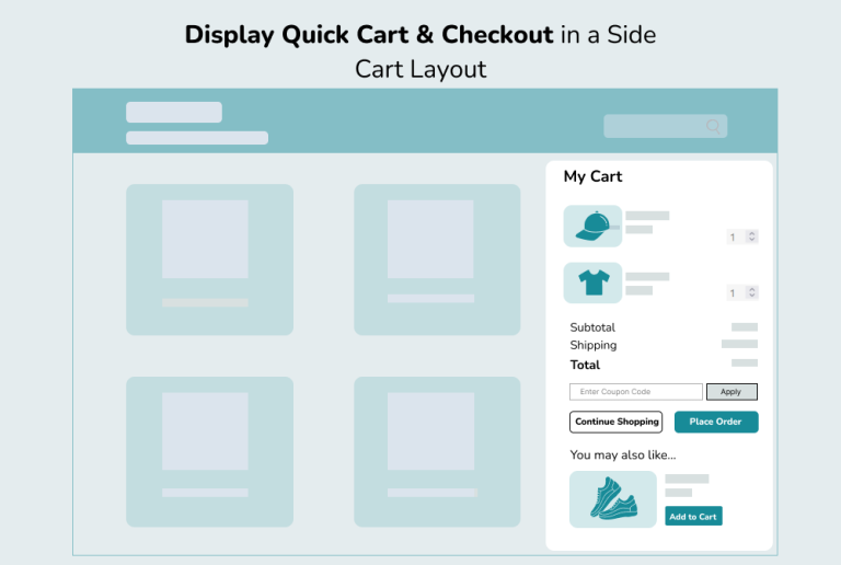 Display Quick Side Cart WooCommerce