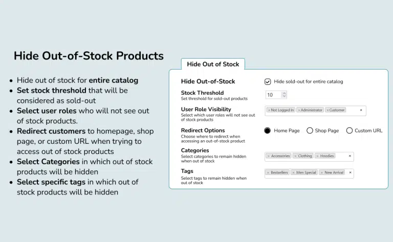Hide Out of Stock for WooCommerce