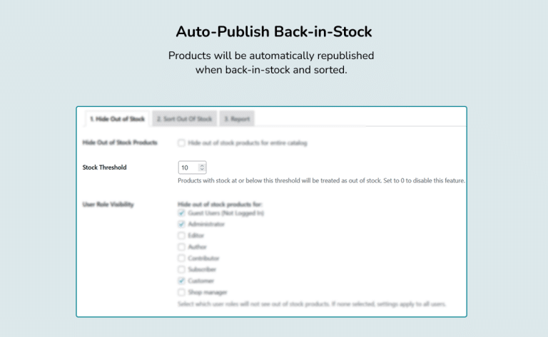 Auto-Publish Back-in-Stock Products