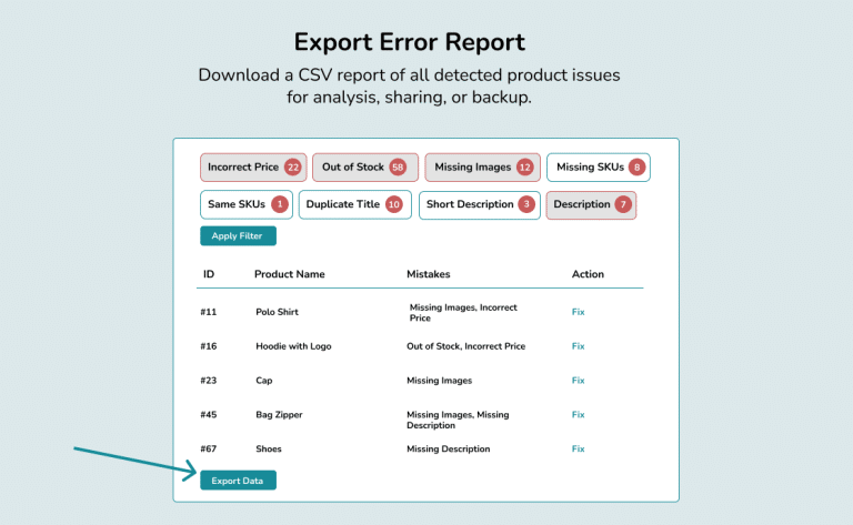 Export Report